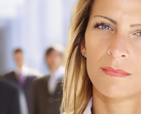 attractive and ambitious businesswoman