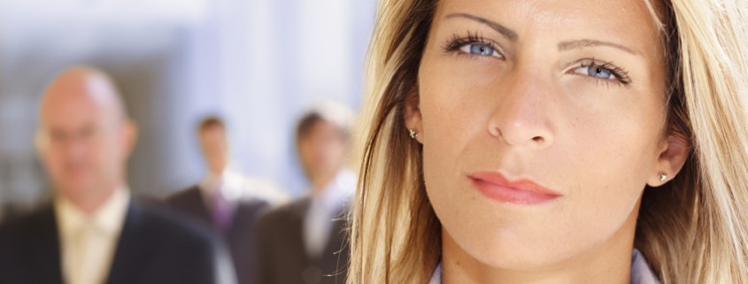 attractive and ambitious businesswoman